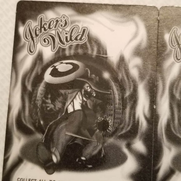 Pair of vtg Joker's Wild prism vending machine stickers - Picture 6 of 6